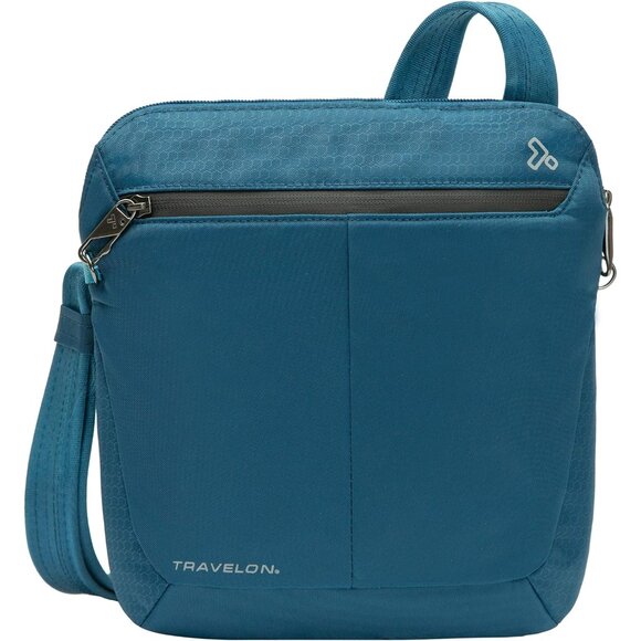 Lightweight Teal Anti-Theft Messenger Crossbody - Ultimate Travel Safety - Picture 1 of 13